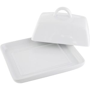 Produktbild für Butterdose Axentia 811175, aus Porzellan