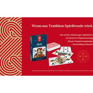 Produktbild für Kartenspiel ASS Altenburger, 10050463, Skat