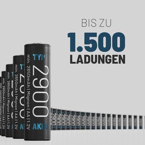 Produktbild für Akku Absina 1,2 V, 2650 mAh