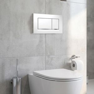 Produktbild für Betätigungsplatte Geberit Sigma20, aus Kunststoff, für WC