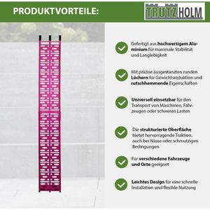 Produktbild für Auffahrrampe Trutzholm 21423, pink, 1 Stück