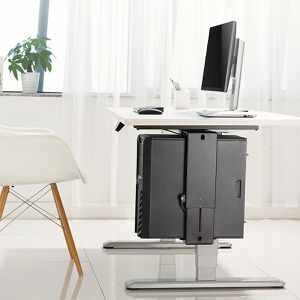 Produktbild für PC-Halterung LogiLink EO0031, schwarz, drehbar