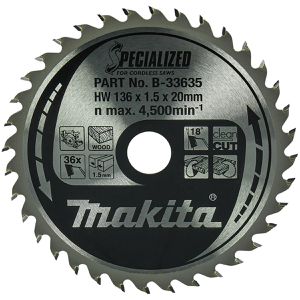 Kreissägeblatt Makita B-33635, Specialized