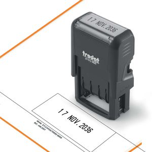 Produktbild für Datumstempel Trodat Printy 4820, schwarz, selbstfärbend
