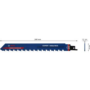 Produktbild für Säbelsägeblatt Bosch Expert Hollow Brick S 1543 HM