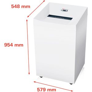 Produktbild für Aktenvernichter HSM Pure 830, 2383131, weiß, mit Rollen