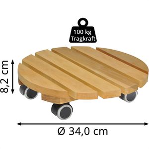 Produktbild für Pflanzenroller Wagner-System GH 0262, bis 100 kg, Ø 34 cm