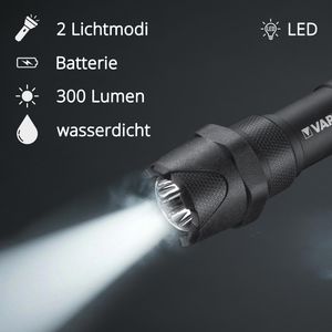 Produktbild für Taschenlampe Varta F10 Pro, LED, mit Batterie