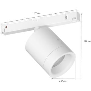 Produktbild für Deckenstrahler Philips-Hue Perifo, weiß mit LED