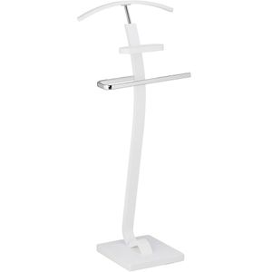 Produktbild für Herrendiener Relaxdays 10042893, silber / weiß