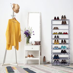 Produktbild für Schuhregal Relaxdays 10031572111, aus Metall