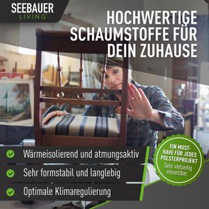 Produktbild für Schaumstoff Seebauer-Living Light RG 26/40, weich