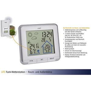 Produktbild für Wetterstation TFA 35.1153.02 LIFE, Funk, digital