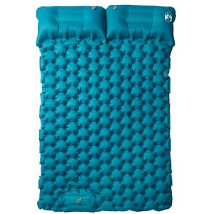Produktbild für Isomatte vidaXL 4007101, blau, aufblasbar