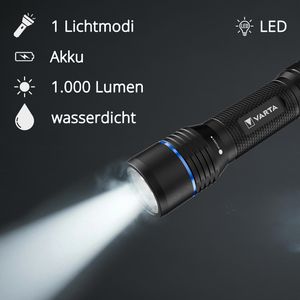 Produktbild für Taschenlampe Varta Night Cutter F20R LED, aufladbar