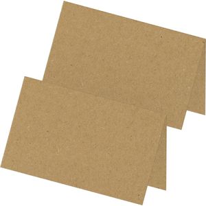 Produktbild für Tischkarten itenga 33102484, braun, blanko