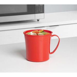 Produktbild für Mikrowellengeschirr Sistema 1107, rot, aus Kunststoff