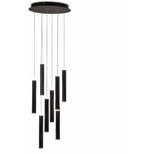 Pendelleuchte Fabas-Luce Prado, 8-flammig, mit LED