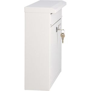 Produktbild für Briefkasten Böttcher-AG 60602, Premium, weiß, aus Stahl