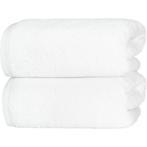Handtuch Zollner Riva Set, weiß, 70 x 140 cm