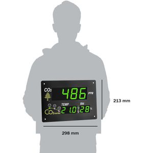 Produktbild für CO2-Messgerät TFA 31.5002, AirCO2ntrol Observer