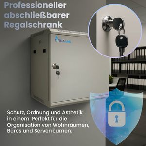 Produktbild für Netzwerkschrank Extralink Standard, EX.13025, 19 Zoll