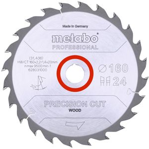 Kreissägeblatt Metabo Precision Cut, 628031000