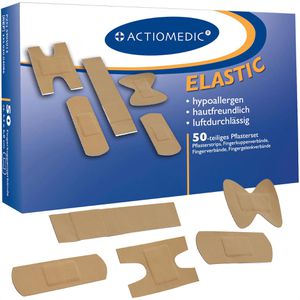 Pflaster Actiomedic Elastic Pflasterset, 50 Strips