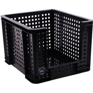 Aufbewahrungskorb Really-Useful-Box 35OFC-BK, 35L
