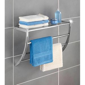 Produktbild für Badregal Wenko Pescara 15578100, aus Edelstahl, verchromt