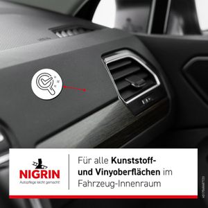 Produktbild für Reinigungstücher Nigrin Kunststoff-Pflege matt, feucht