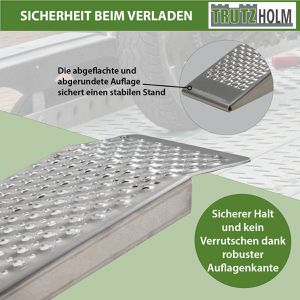 Produktbild für Auffahrrampe Trutzholm 39049, aus Aluminium