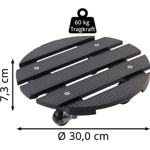 Produktbild für Pflanzenroller Metafranc WU0825130, für innen und außen