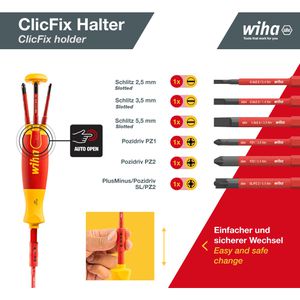 Produktbild für Schraubendreher Wiha LiftUp electric VDE, 41235, Set