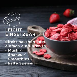 Produktbild für Trockenfrüchte GreatVita Premium Erdbeeren, ungeschwefelt