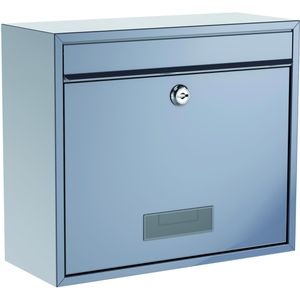 Briefkasten BASI BK 900, silber, aus Stahl