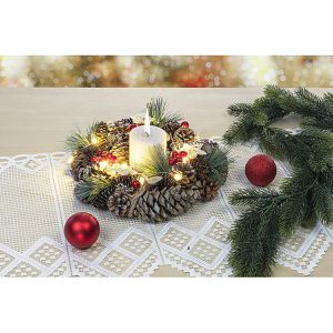 Produktbild für Weihnachtskranz Böttcher-AG ZX6084910, Türkranz, Ø 30 cm