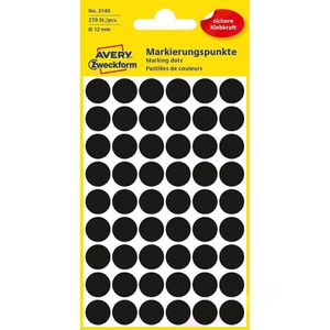 Markierungspunkte Zweckform 3140, schwarz