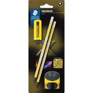 Produktbild für Schreibset Staedtler Norix 181, gelb, 4-teilig