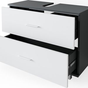 Produktbild für Waschbeckenunterschrank Vicco Ilias, stehend