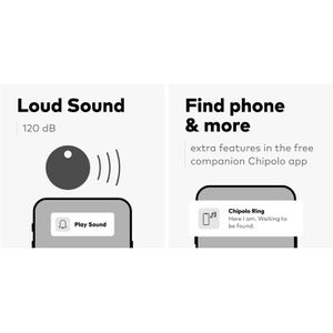 Produktbild für Bluetooth-Tracker Chipolo Pop, für iOS &amp; Android