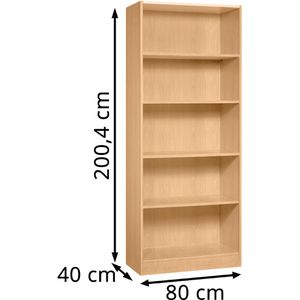Produktbild für Aktenregal Hammerbacher Solid 6000, aus Holz