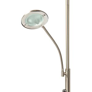 Produktbild für Stehlampe Brilliant Rosanna LED, silber, 180 cm