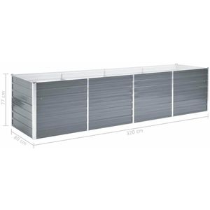 Produktbild für Hochbeet vidaXL 44844, aus verzinktem Stahl