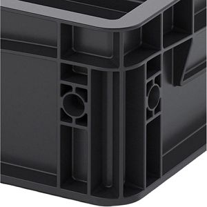 Produktbild für Eurobox AUER ESD EG 43/12 HG, schwarz, 10 Liter