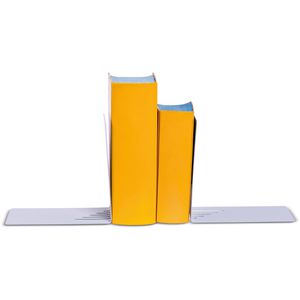 Produktbild für Buchstütze Maul 35010, schmal, grau
