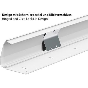 Produktbild für Kabelkanal LogiLink KAB0113, weiß