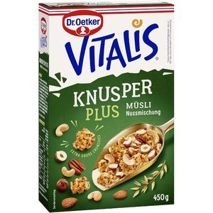 Dr.Oetker Müsli Vitalis KnusperPlus, Nussmischung, 450g