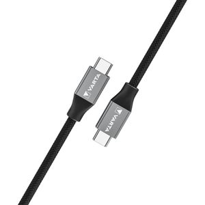 Produktbild für Ladekabel Varta Speed Charge &amp; Sync, schwarz, 2m