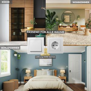 Produktbild für Lichtschalter McPower Flair anthrazit